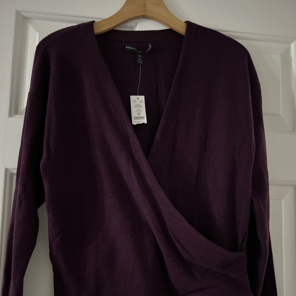 NWT, White House Black Market wrap top